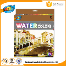 Entrega puntual 12ML Pinturas al agua 24 pinturas acuarelas